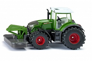 Трактор Fendt 942 Vario с фронтальной косилкой (Siku, 2000)